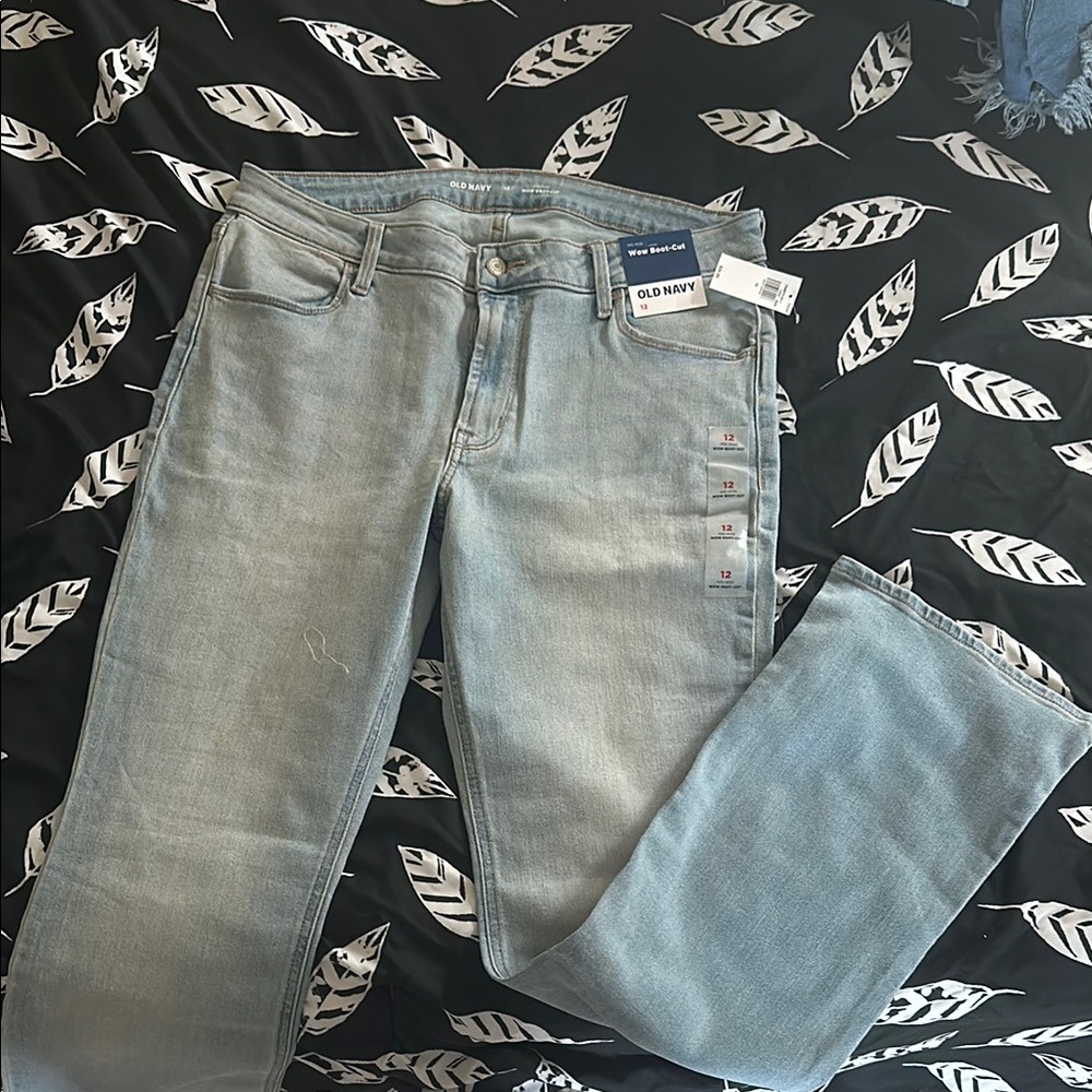 Old Navy Blue Boot Cut Jeans Classic Style